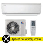 Aparat de aer conditionat Gree Bora A4 Silver 12000 BTU cu Montaj Inclus! (A++, Wi-Fi, Inverter, Cold Plasma, Lampa UV, Generator Ioni)