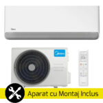 Aparat de aer conditionat Midea Breezeless E 12000 BTU cu Montaj Inclus! (WI-FI, A++, Inverter, Mod Somn, Cool Flash+)