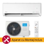 Aparat de aer conditionat Midea Solunar Lite 12000 BTU cu Montaj Inclus (Wi-Fi, Inverter, AI EcoMaster, Mod Silentios, 56°C-Clean, Prime Guard)